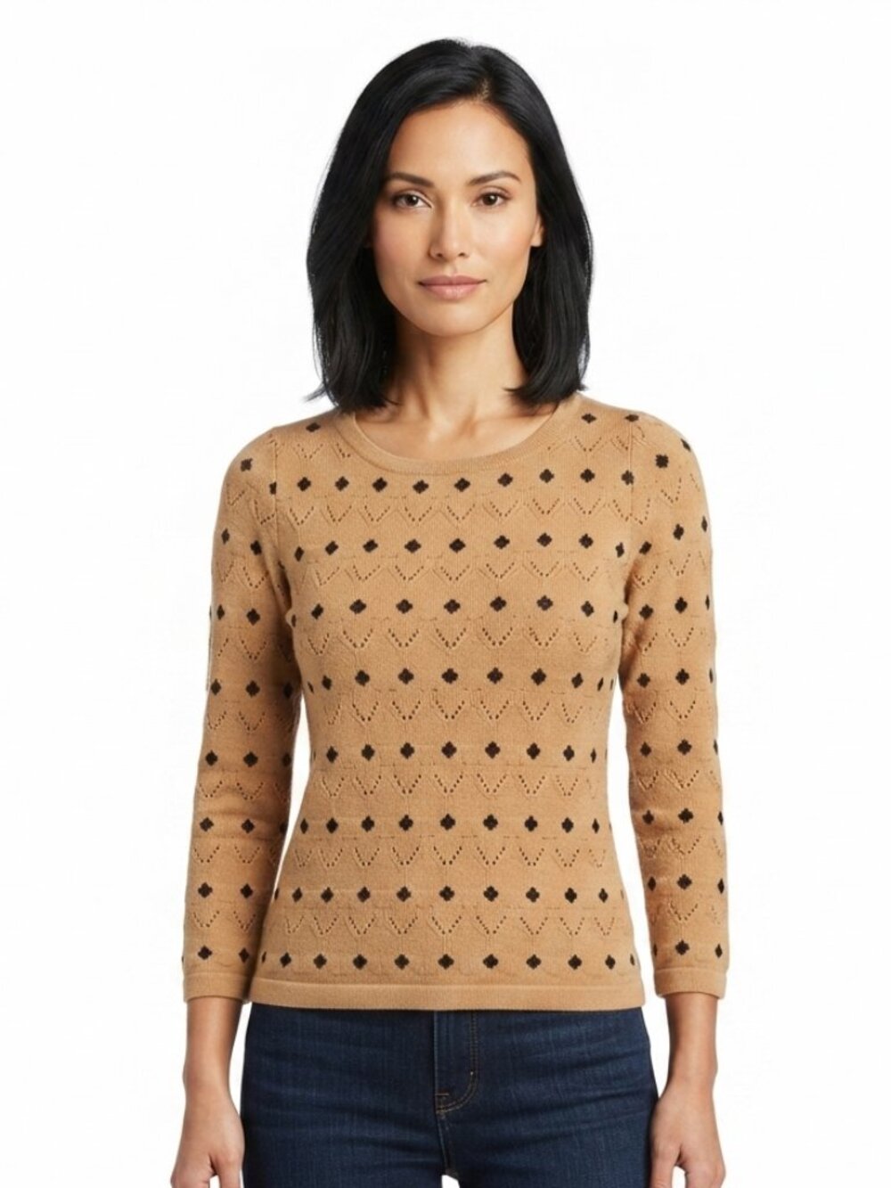 Sisley Wool Blend Crewneck Slim Fit Italian Made Sweater- Sz. XS